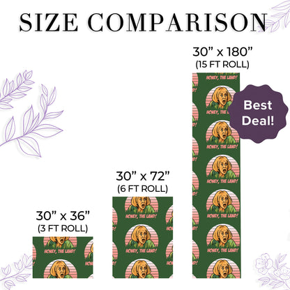 Honey, The Land! Wrapping Paper