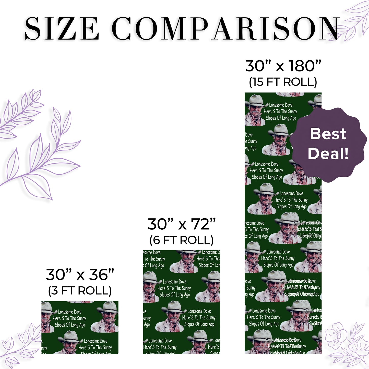 Lonesome Dove Wrapping Paper Roll