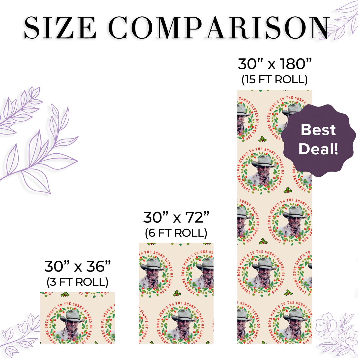 Lonesome Dove Wrapping Paper Sheet