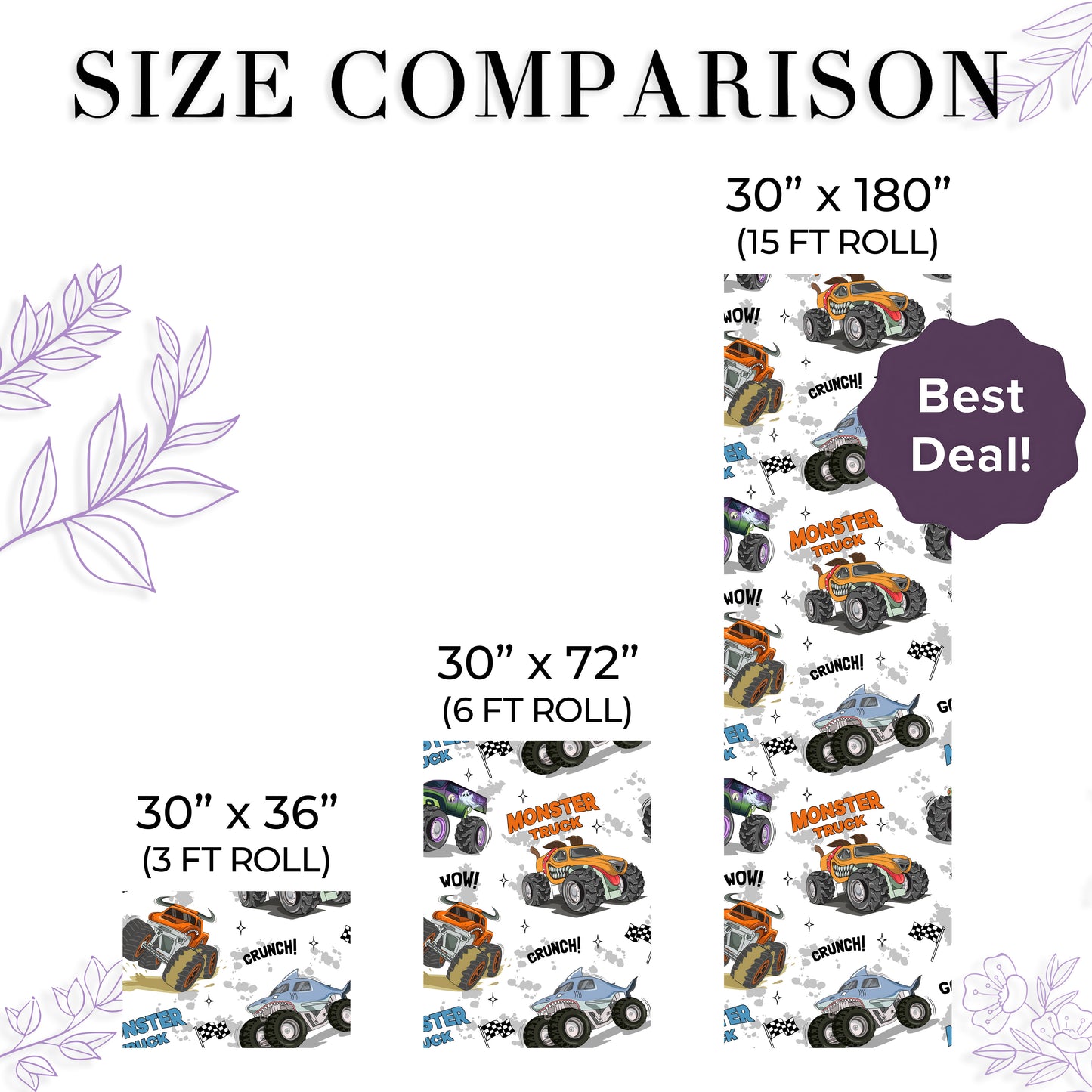 Monster Truck Wrap Gift