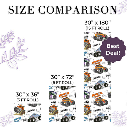 Monster Truck Wrap Gift