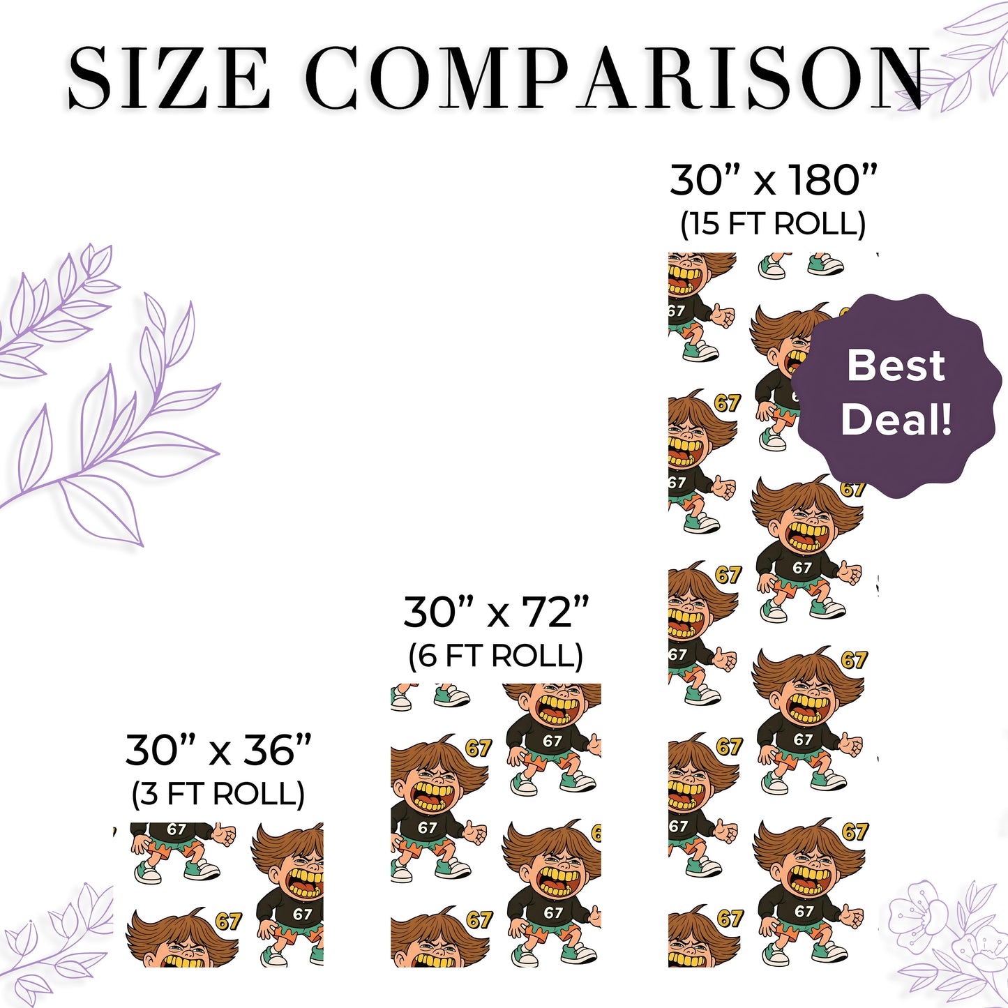 6 7 Meme Wrapping Paper