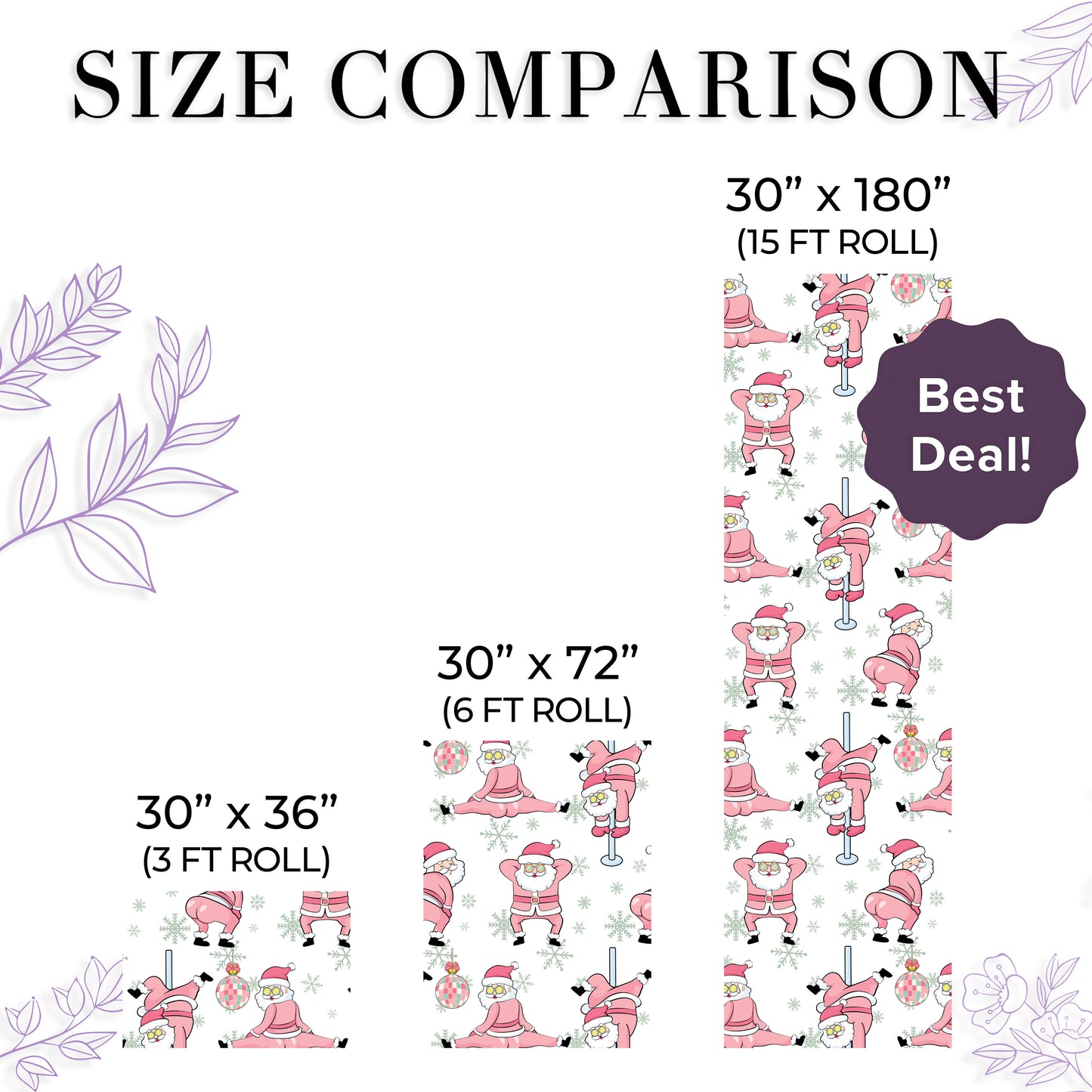 Funny Santa Wrapping Paper