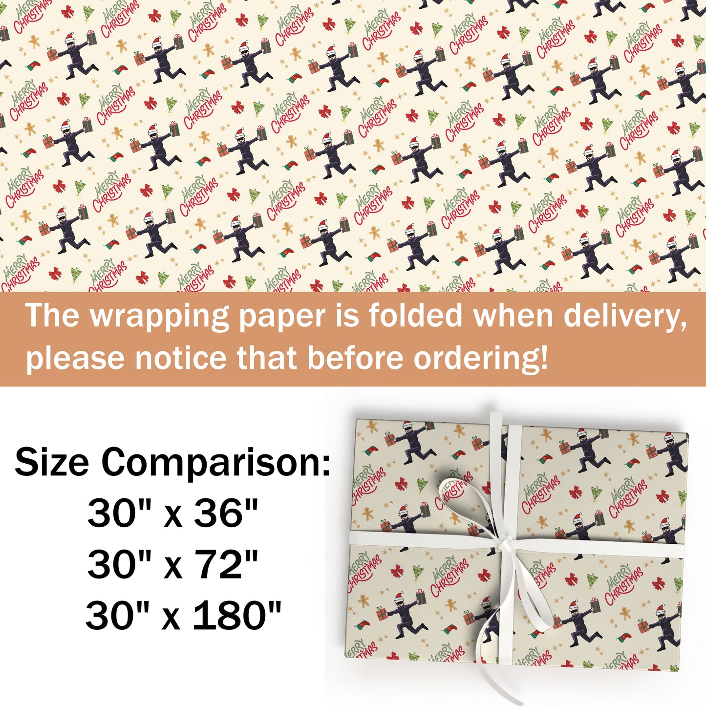 Satoru Gojo Presents Gift Wrap Paper