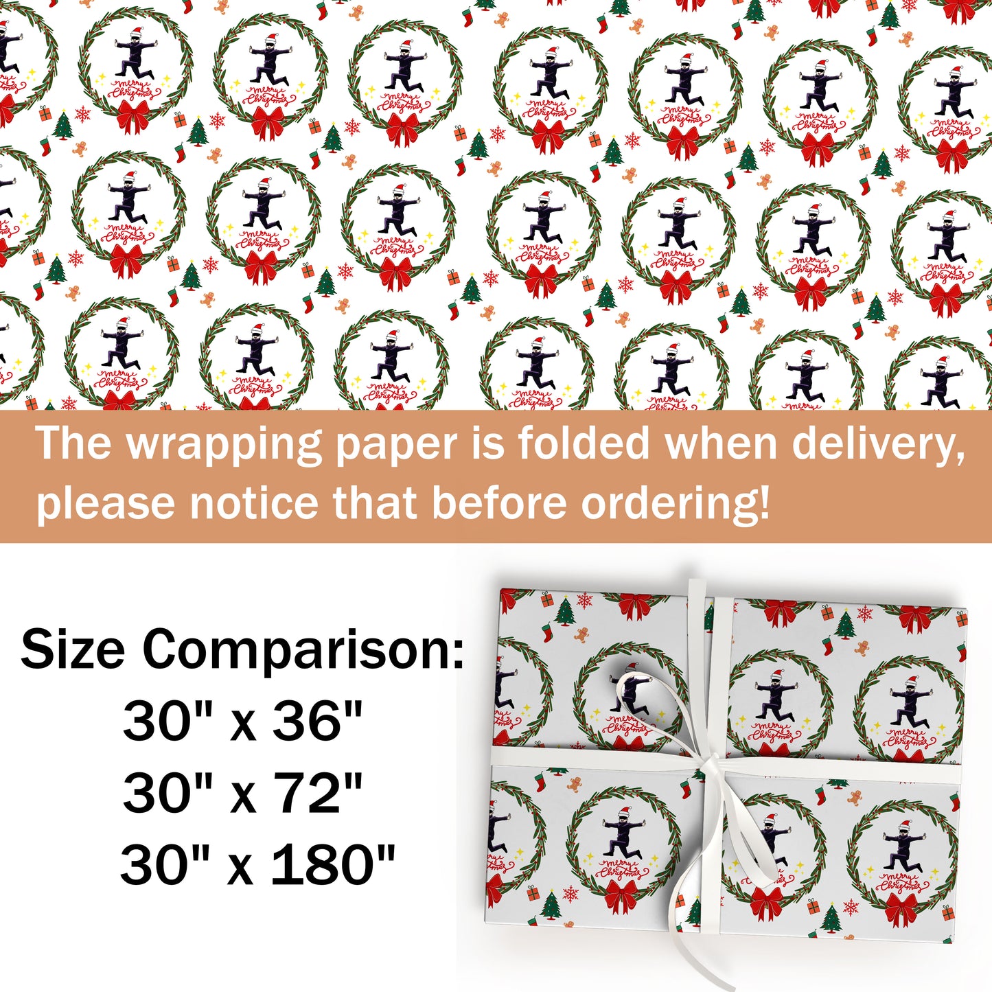 Anime Gojo Anime Gift Wrap Christmas