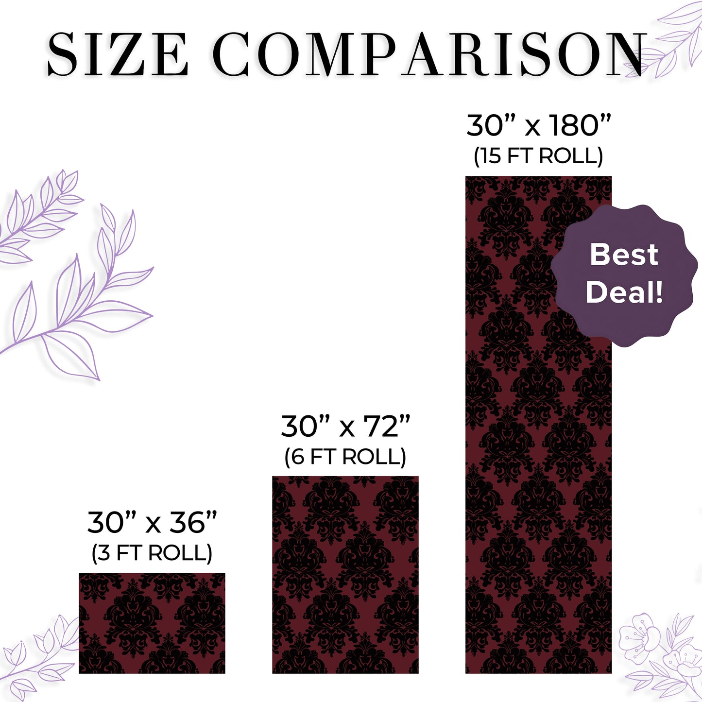 Damask Wrapping Paper