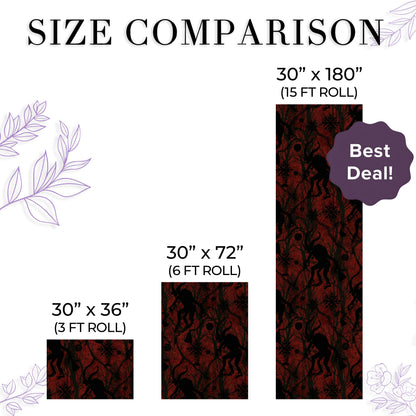 Krampus Gothic Christmas Wrapping Paper