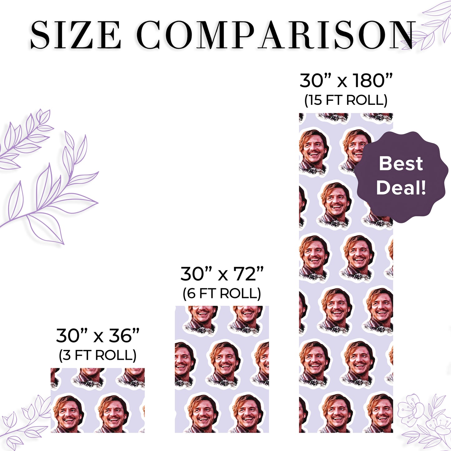 Pedro Pascal Wrapping Paper Gift