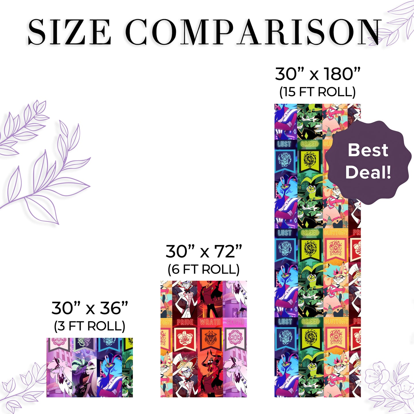 Hazbin Hotel Wrapping Paper Gifts Christmas
