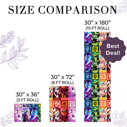 Hazbin Hotel Wrapping Paper Gifts Christmas