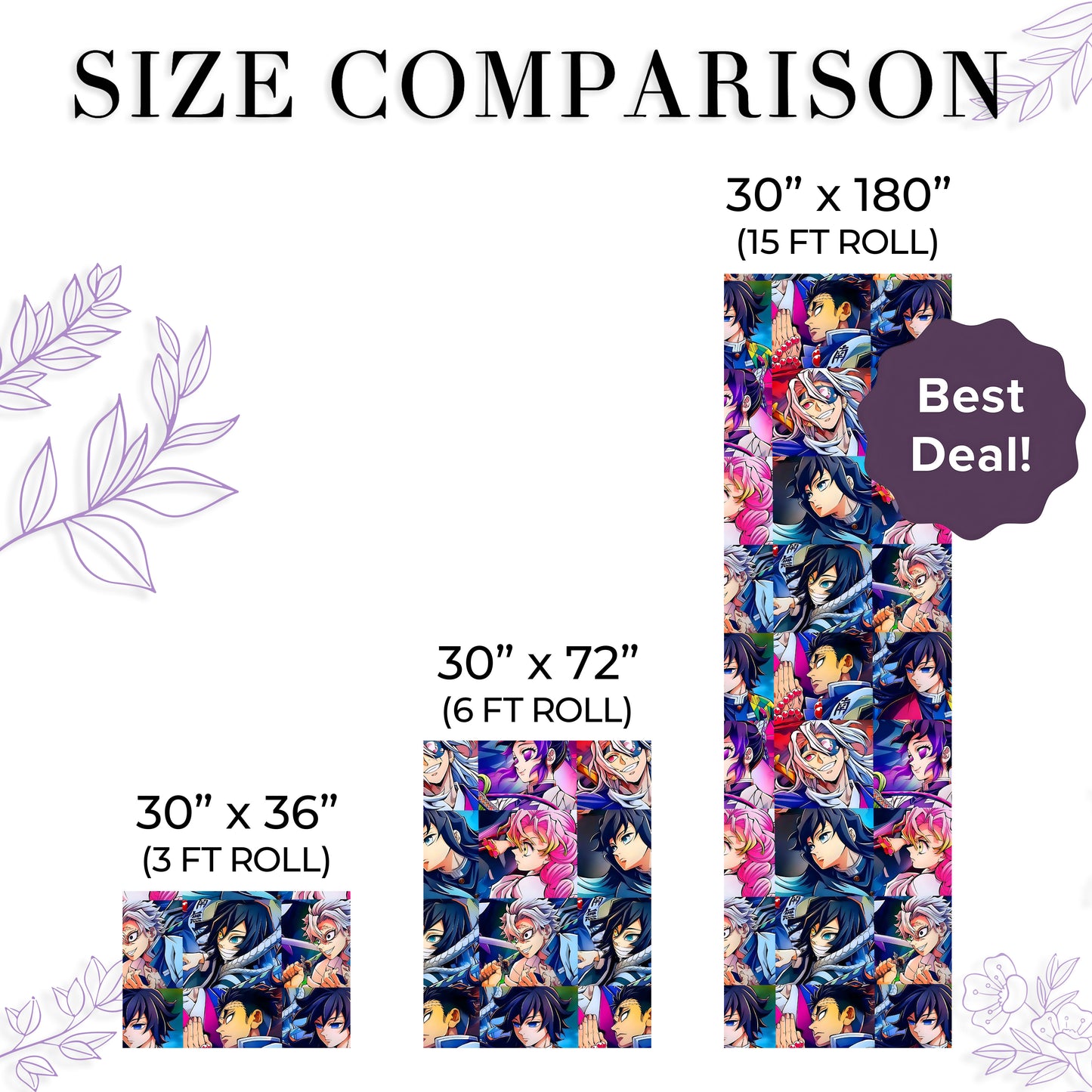 Kimetsu no Yaiba Wrapping Paper