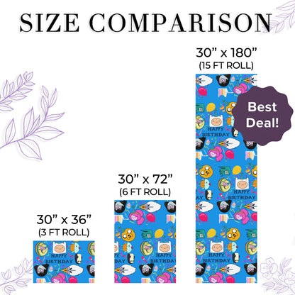 Adventure Time Xmas Wrapping Paper