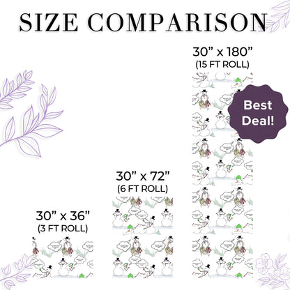 Snowman Wrapping Paper