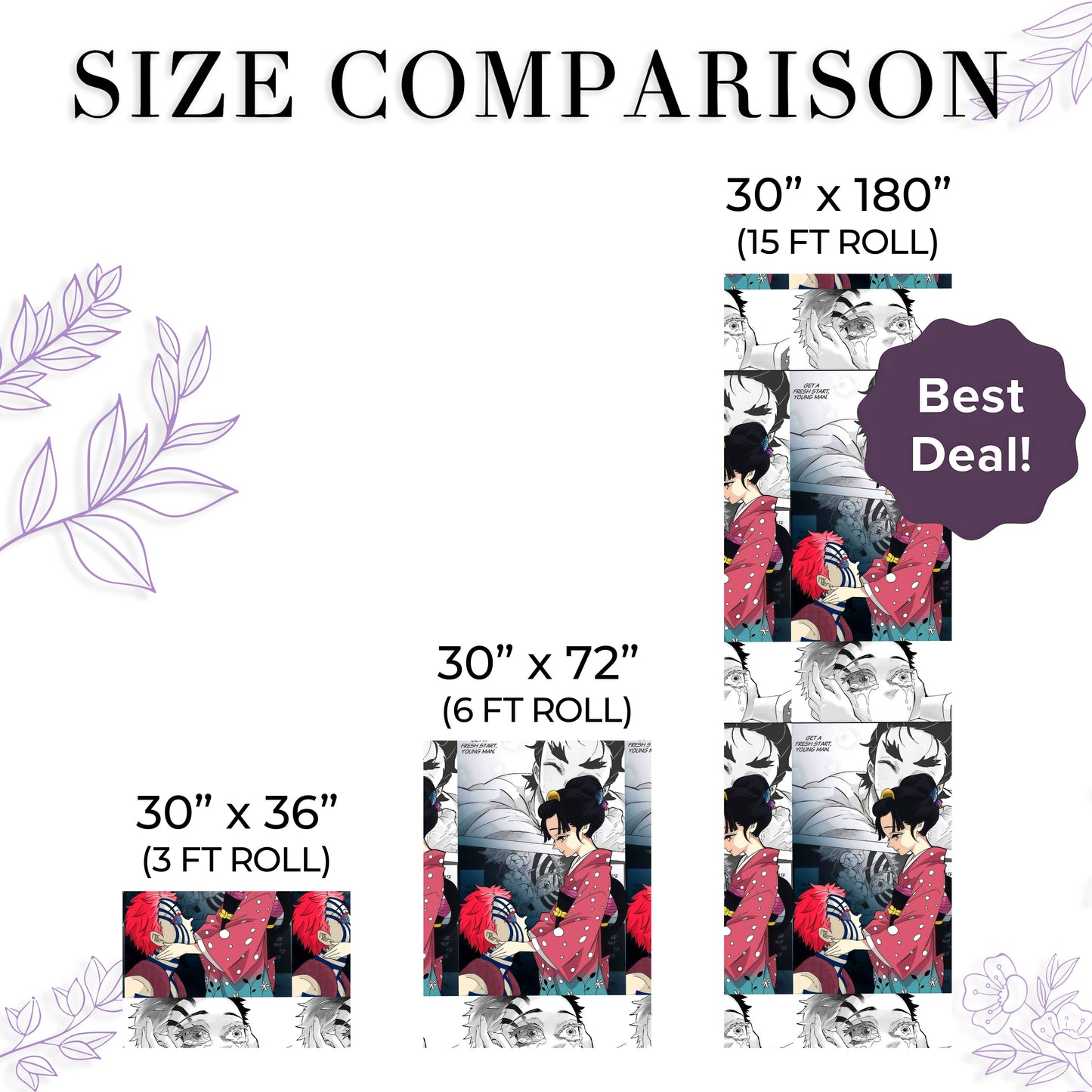 Demon Slayer for Xmas Holiday Gift Wrap