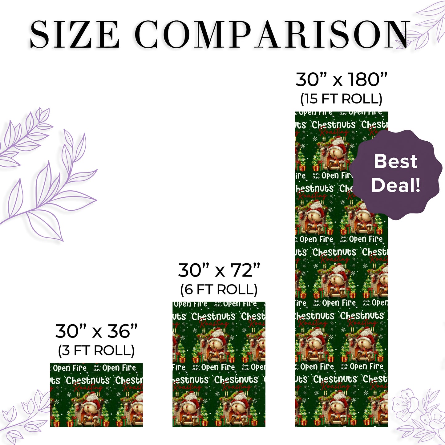 Funny Santa Wrapping Paper