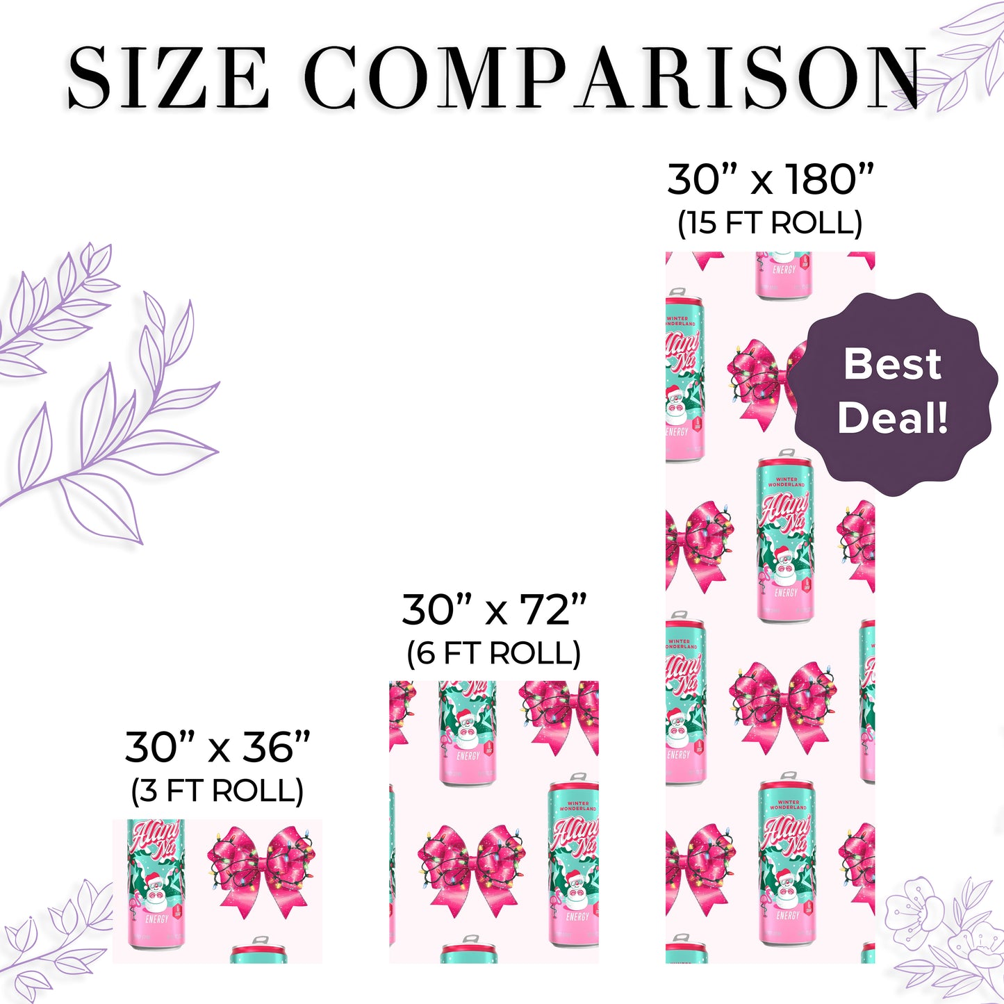 Alani Nu Winter Wonderland Wrapping Paper