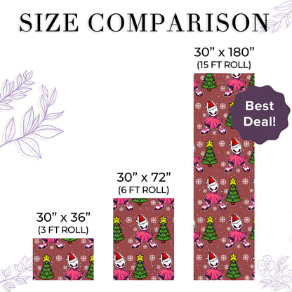 Gothic Hollow Knight Wrapping Paper Silksong Holiday Gift Roll