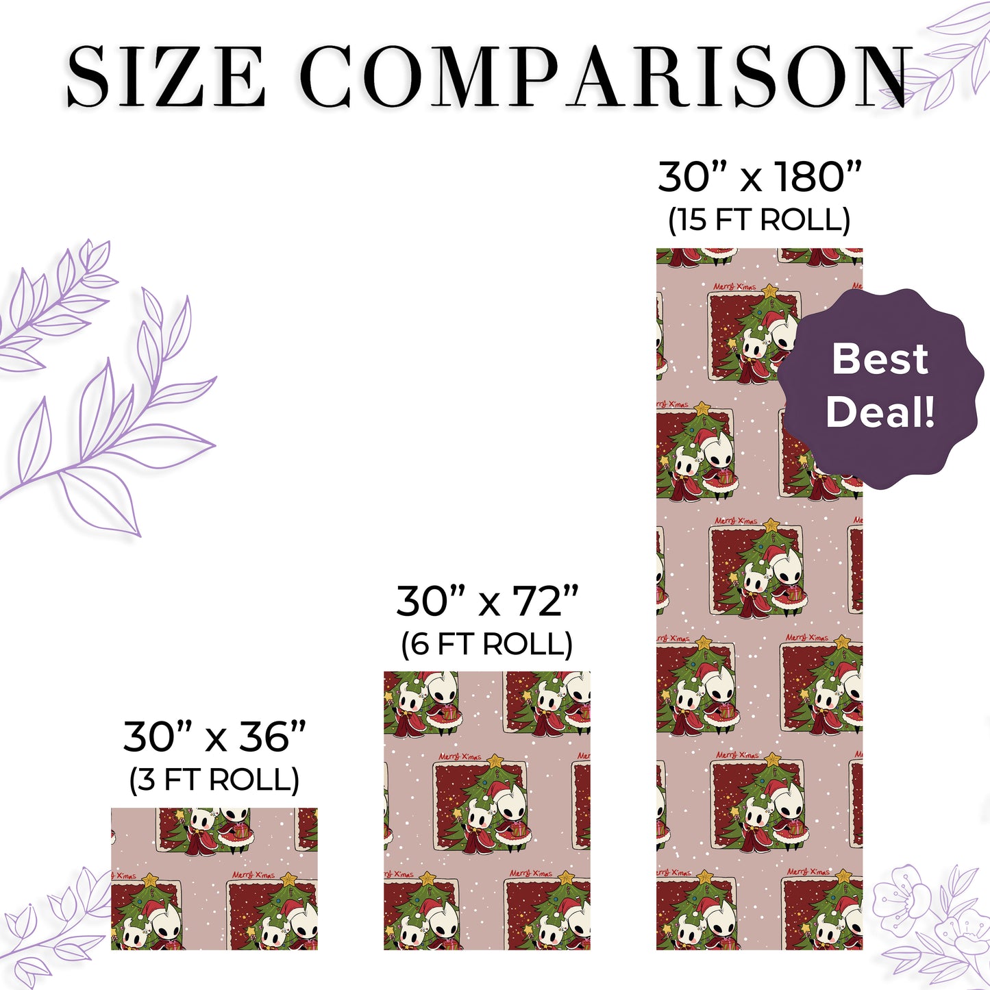 Silksong Wrapping Paper Gothic Style Hollow Knight Gift Wrap