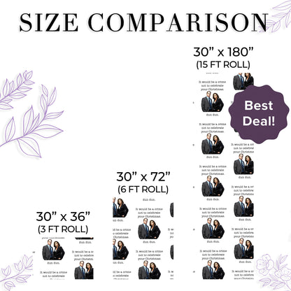 Law And Order Wrapping Paper Sheet