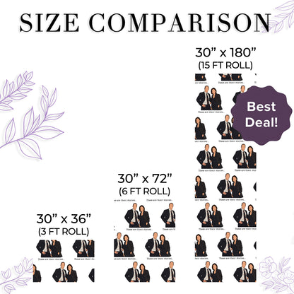 Law And Order Wrapping Paper, Pop Culture Gift for Fans