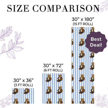 Bear Wrapping Paper Christmas Gifts