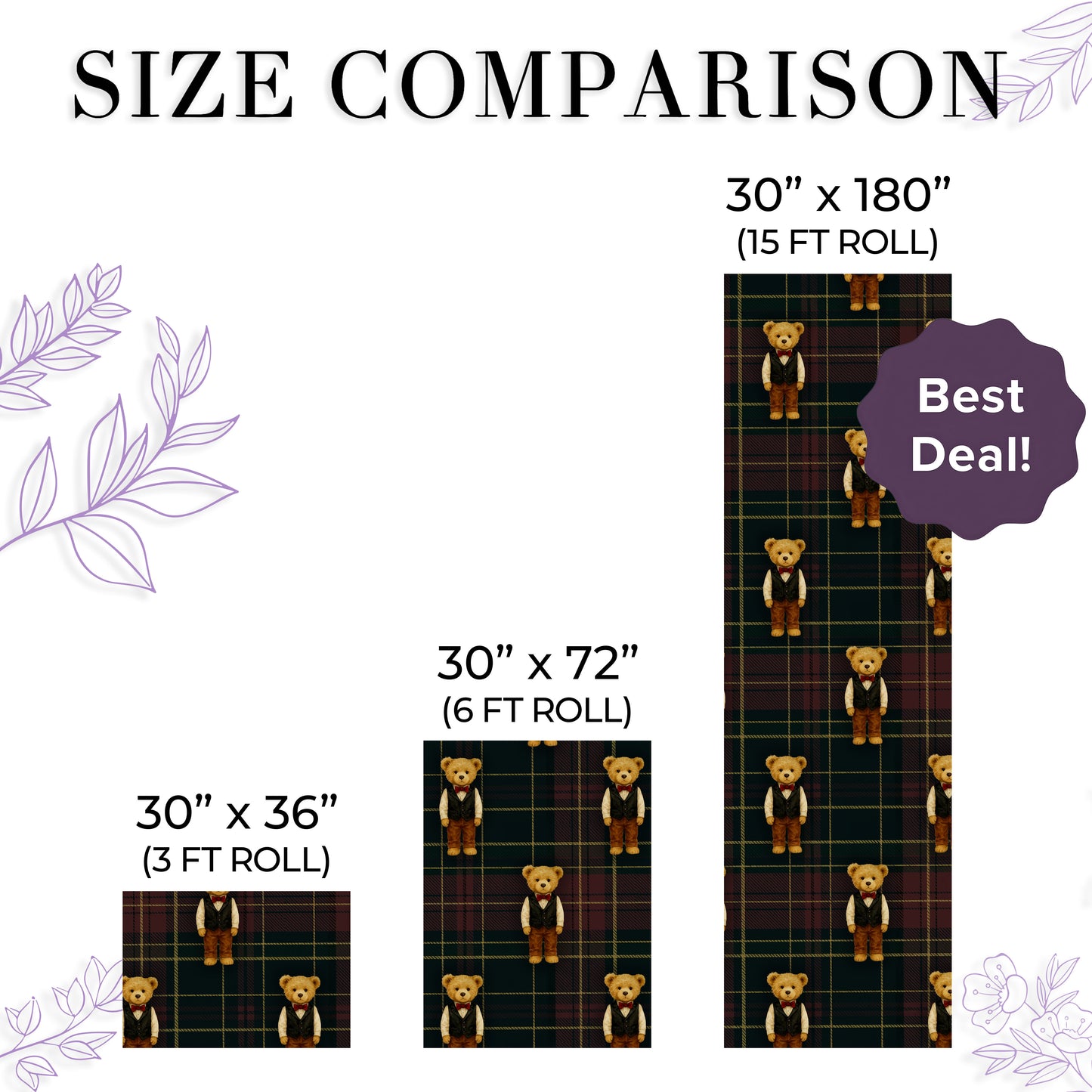 Bear Christmas Wrap Gift