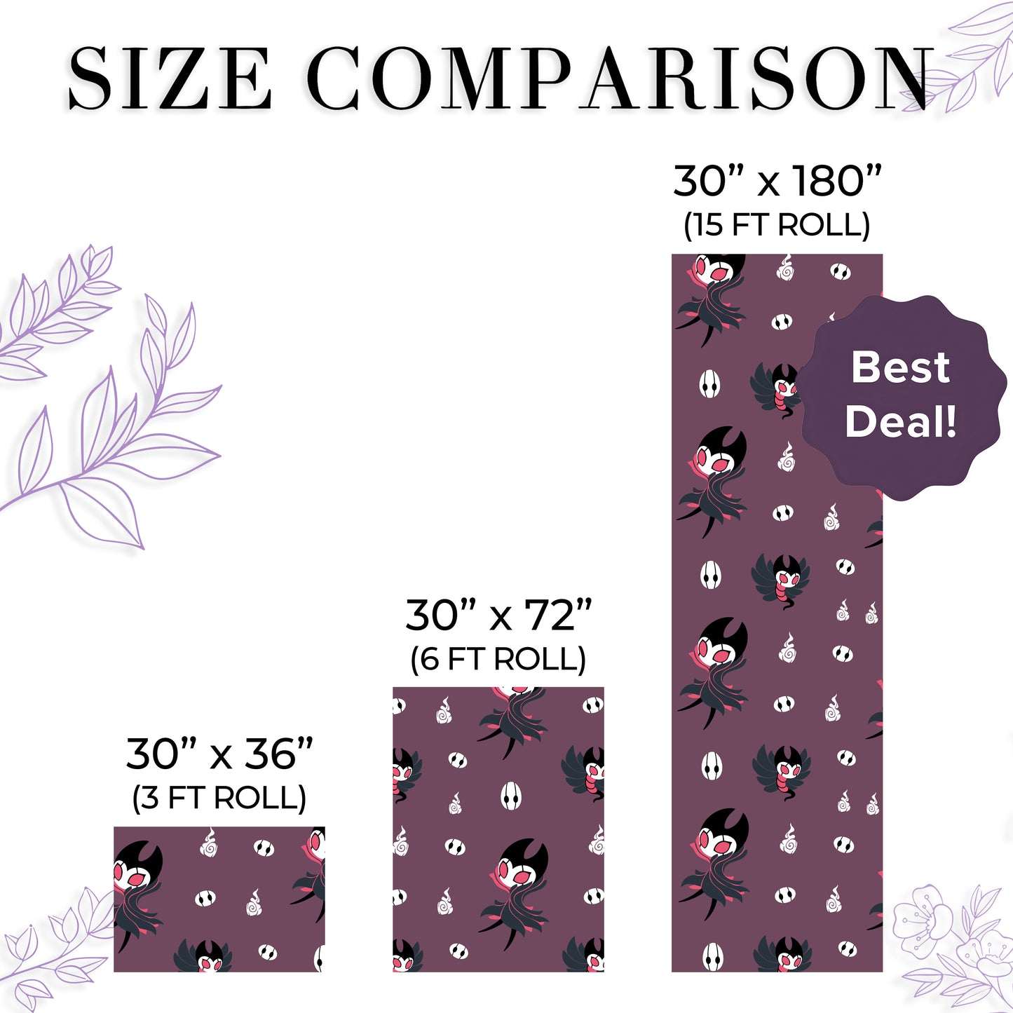 Hollow Knight Gamer Wrapping Paper Silksong Xmas Gift Wrap