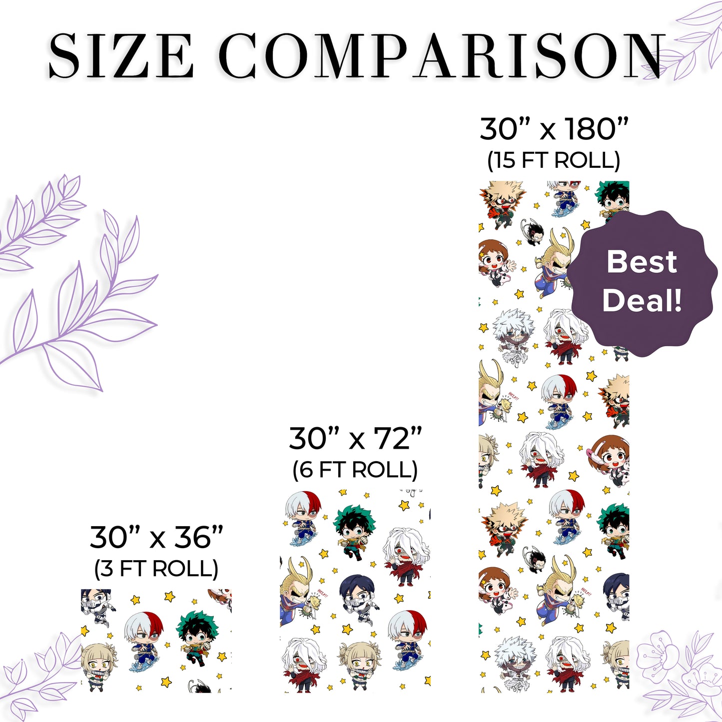 My Hero Academia Wrapping Paper Sheet