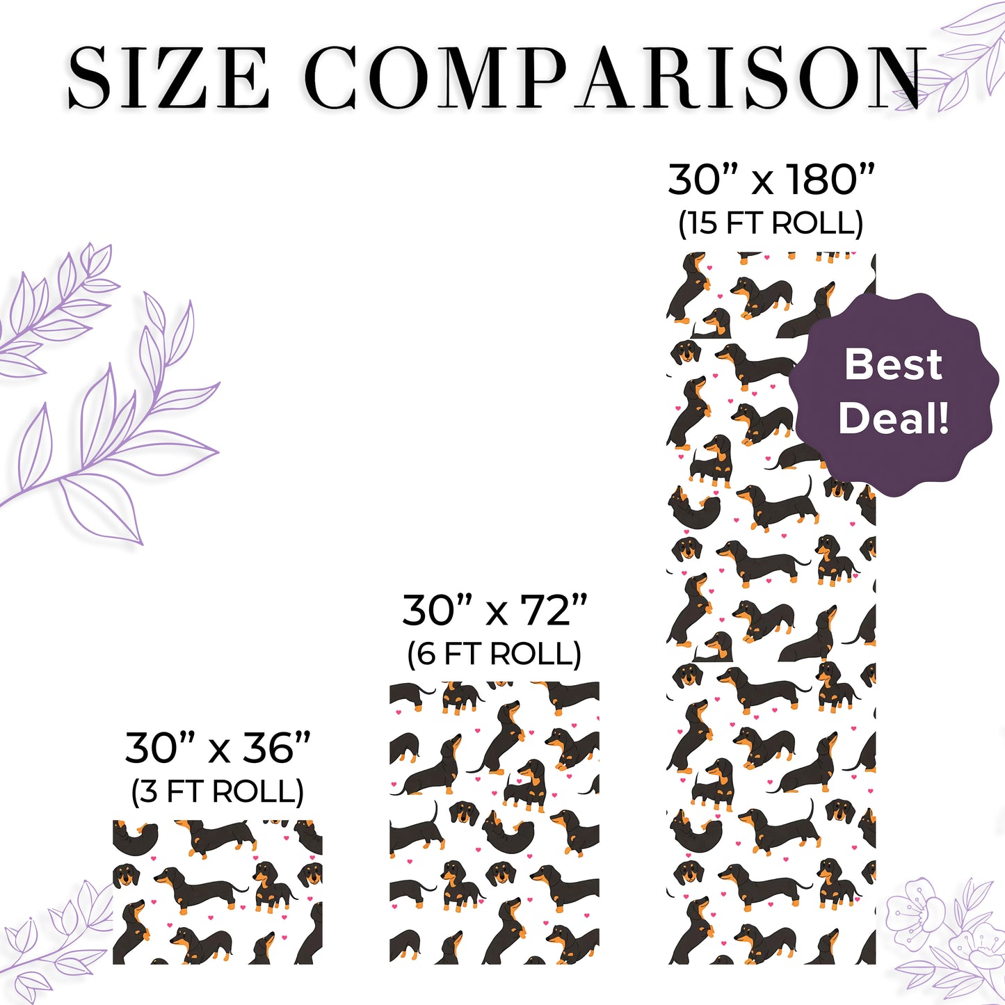 Dachshund Dog Wrapping Paper