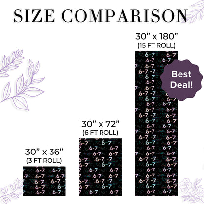 6 7 Meme Wrapping Paper