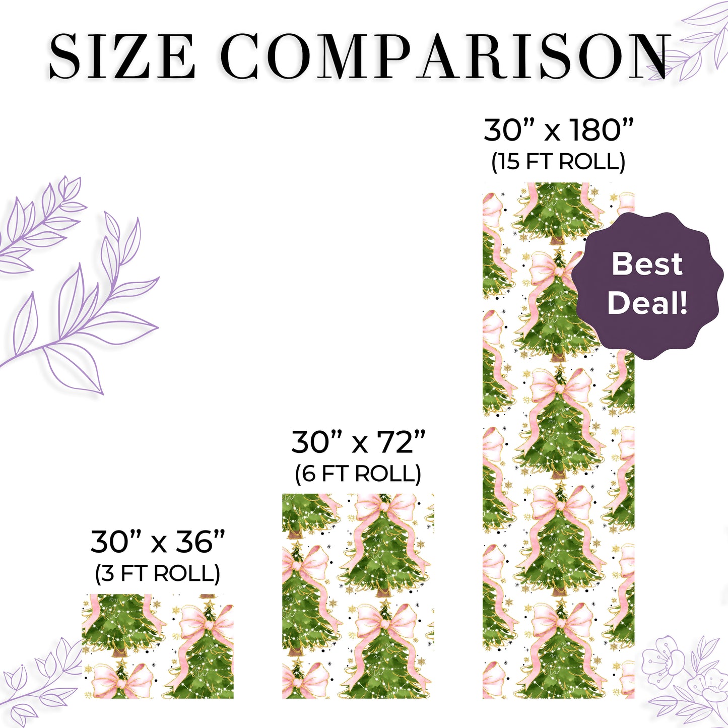 Christmas Tree Wrapping Paper