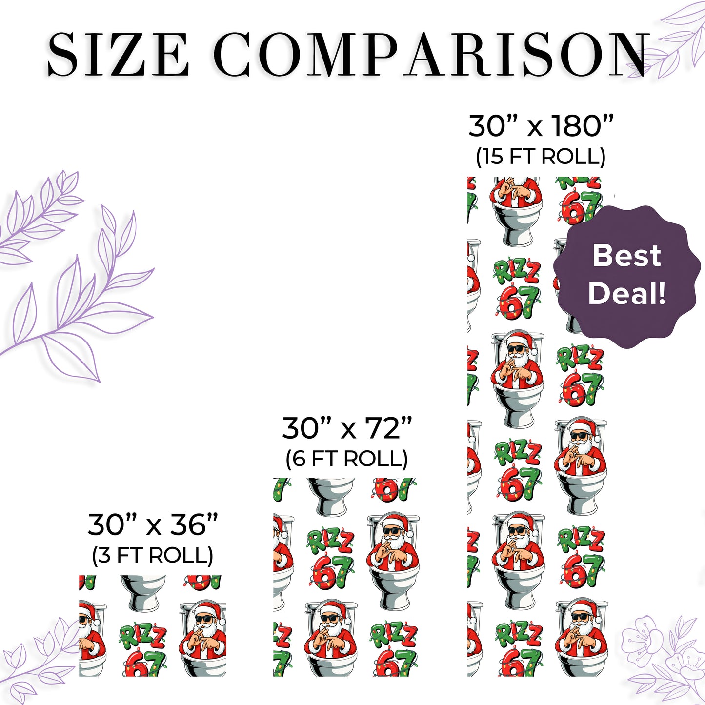 Santa Rizz 67 Wrapping Paper