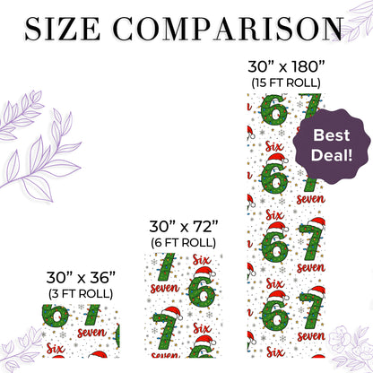 67 Santa Hat Christmas Gift Wrap