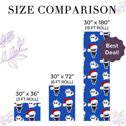 Jujutsu Kaisen Santa Wrapping Paper
