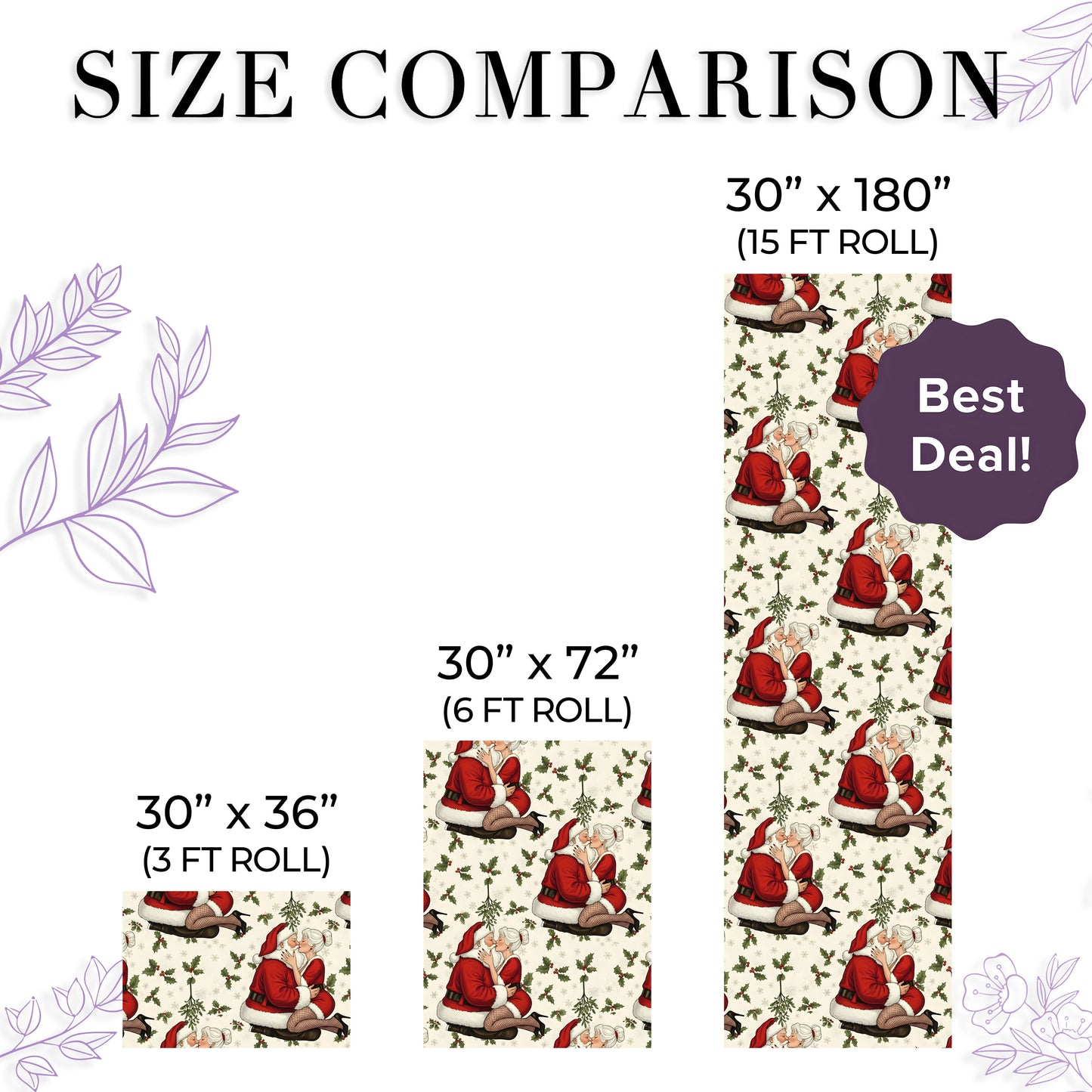 Funny Santa Wrapping Paper