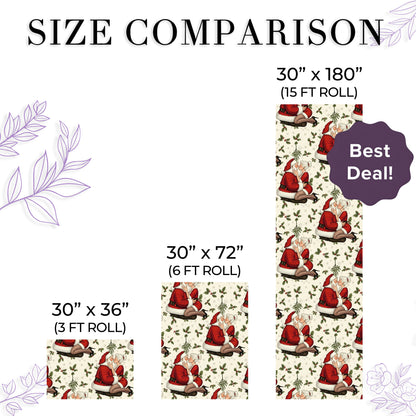 Funny Santa Wrapping Paper