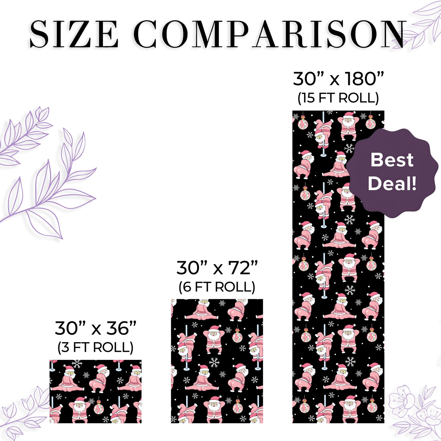 Santa Wrapping Paper - Premium Gift Wrap