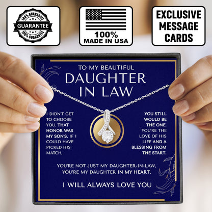 To My Daughter Necklace From Dad Sentimental Birthday Valentine's Day Gift for Her