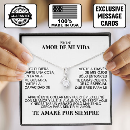 Para El Amor De Mi Vida Necklace Jewelry Present for My Sweet Heart