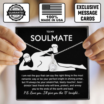 To My Soulmate Anniversary Necklace Gift