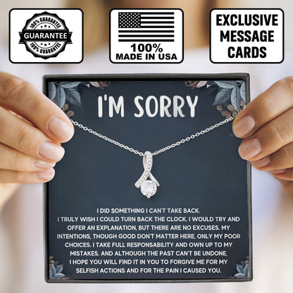 I'm Sorry For Hurting You Neckace, Forgive Me Gifts, Valentine, Birthday, Anniversary Gift, Apologize Gifts