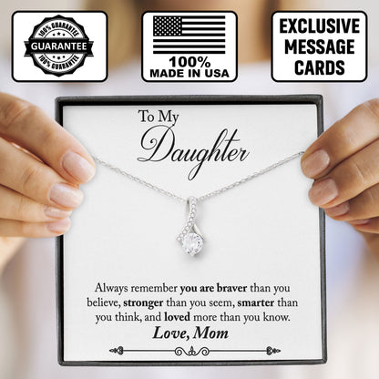 To My Daughter Jewelry Gift for Special Occasion From Mom