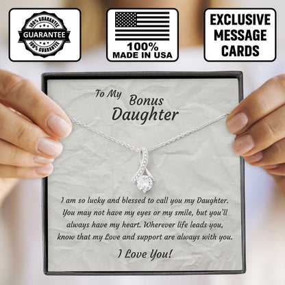 To My Daughter Gifts Necklace