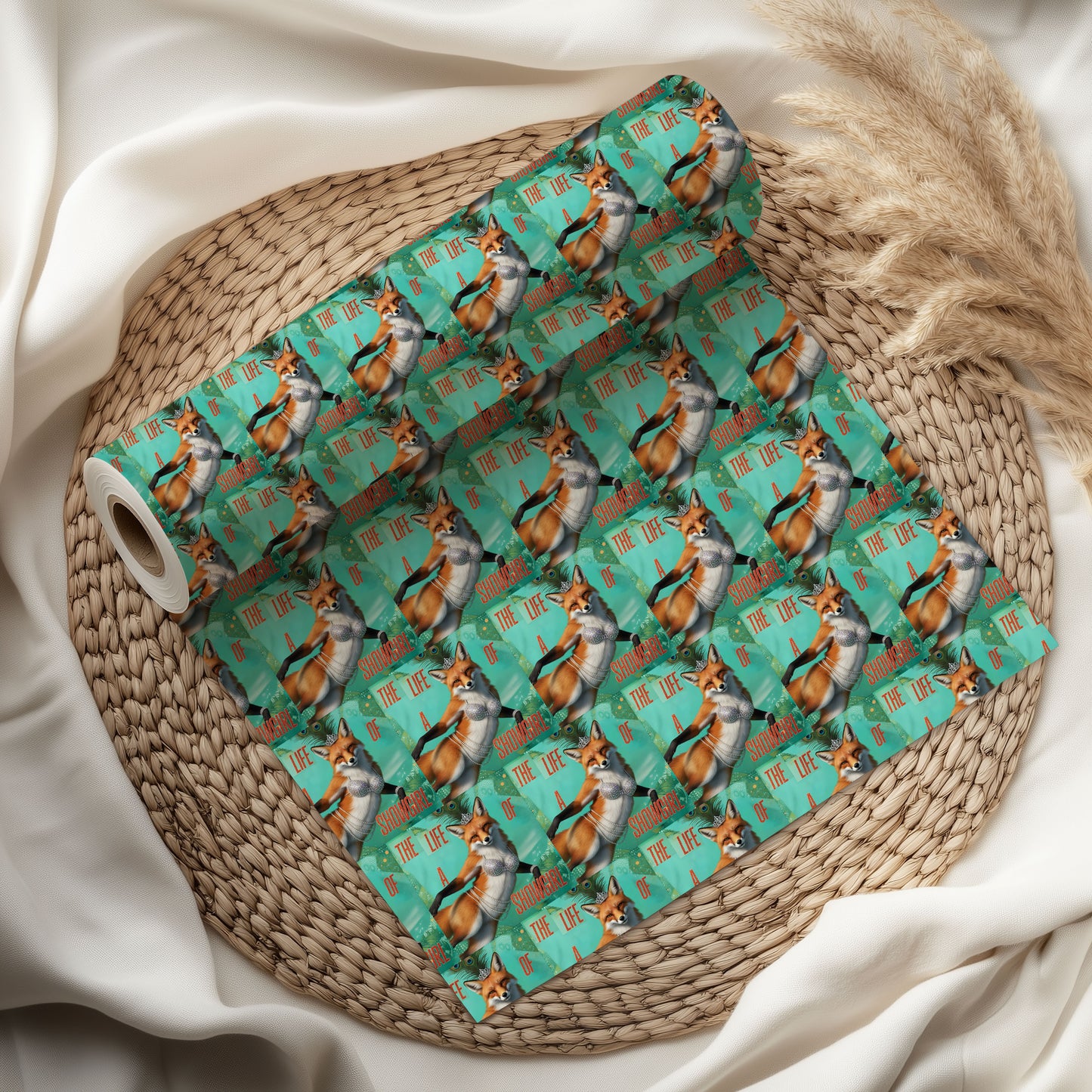 Red Fox Swiftie Fan Wrapping Paper