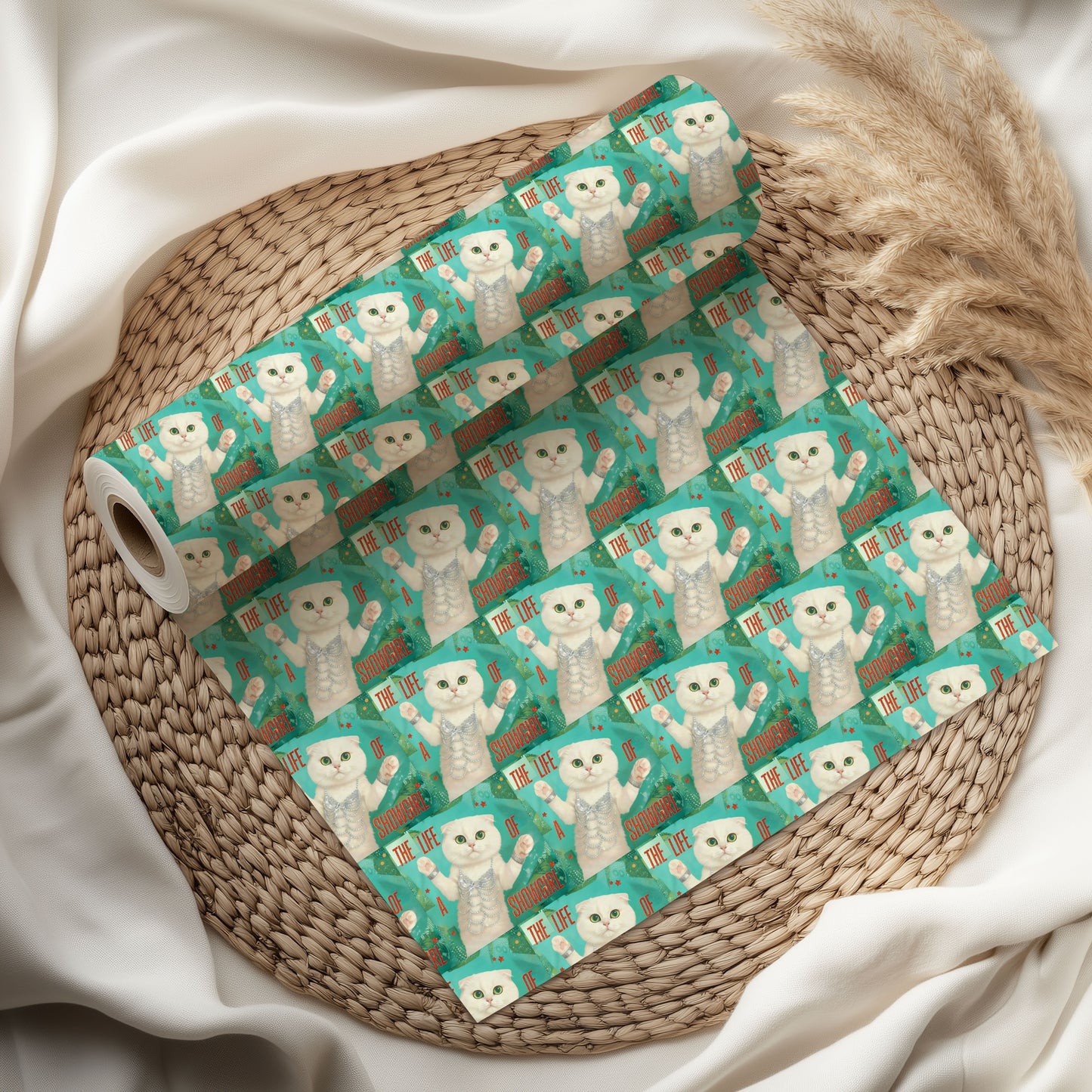 White Cat Sparkling Taylor Swift Wrap