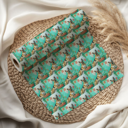 German Shepherd Showgirl Inspired Gift Wrap