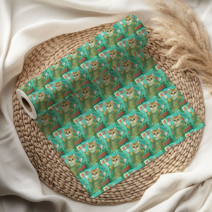 Kitty Taylor Swift Showgirl Wrapping Paper