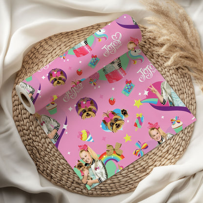 JoJo Siwa Christmas Wrapping Paper Roll
