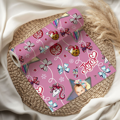 JoJo Siwa Christmas Wrapping Paper Sheets