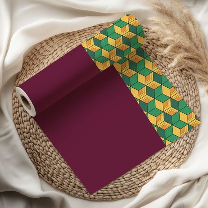 Demon Slayer Gift Wrap Paper for Xmas Winter Holiday Gifts
